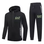 ea7 survetement 2019 sport hoodie ea7 logo black